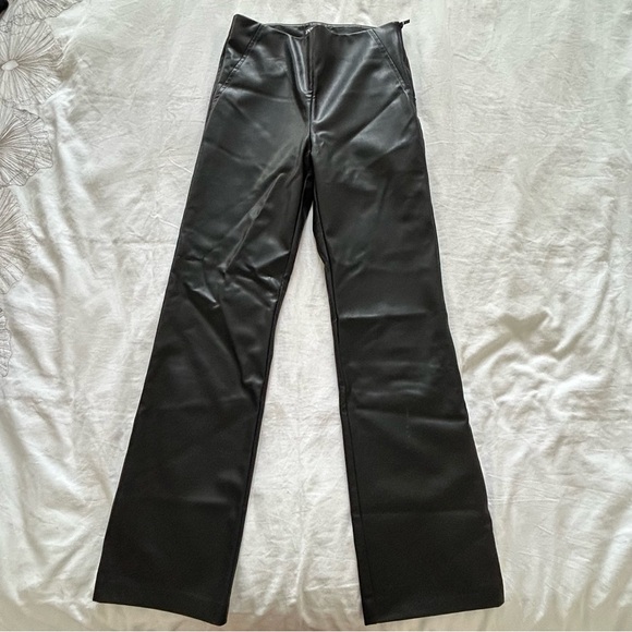 zara leather pants - Picture 3 of 4